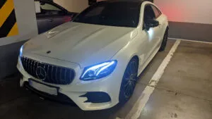 mercedes benz e300 coupé zabezpieczenie antykradzieżowe