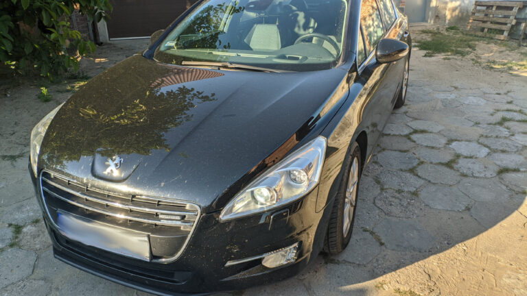 Peugeot 508 sedan zabezpieczenie antykradzieżowe