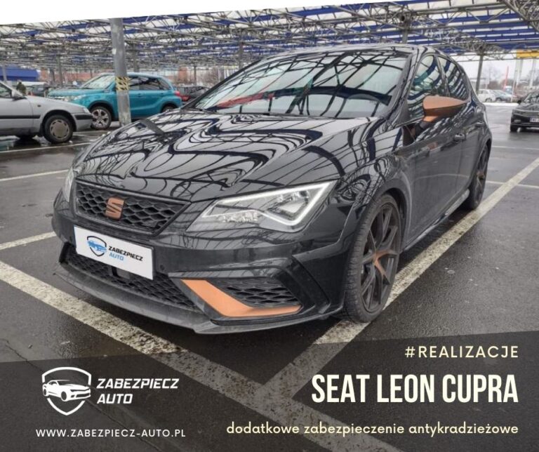 seat leon cupra zabezpieczenie