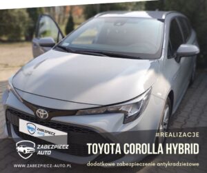 Toyota Corolla Hybrid - dodatkowe zabezpieczenie antykradzieżowe