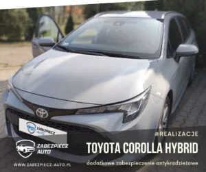 Toyota Corolla Hybrid - dodatkowe zabezpieczenie antykradzieżowe