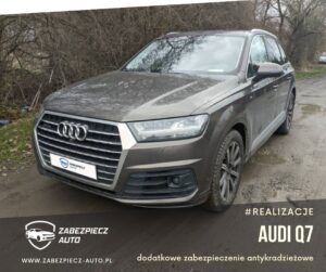 Audi q7 - dodatkowe zabezpieczenie antykradzieżowe