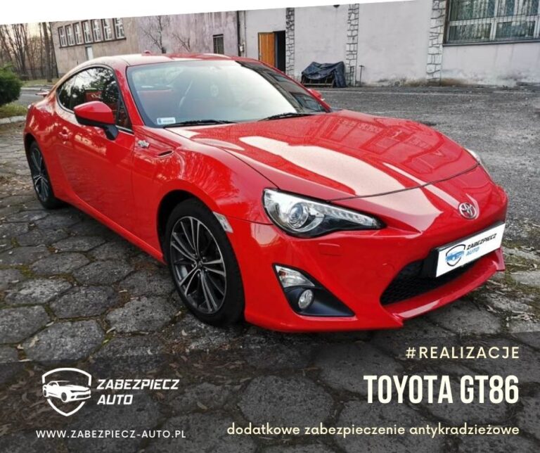 Toyota GT86 - Dodatkowe Zabezpieczenie Antykradzieżowe