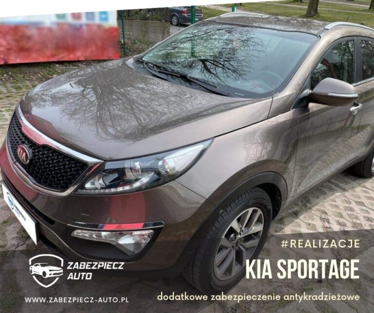 Kia Sportage - Dodatkowe Zabezpieczenie antykradzieżowe