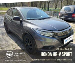 Honda HR-V Sport - dodatkowe zabezpieczenie antykradzieżowe