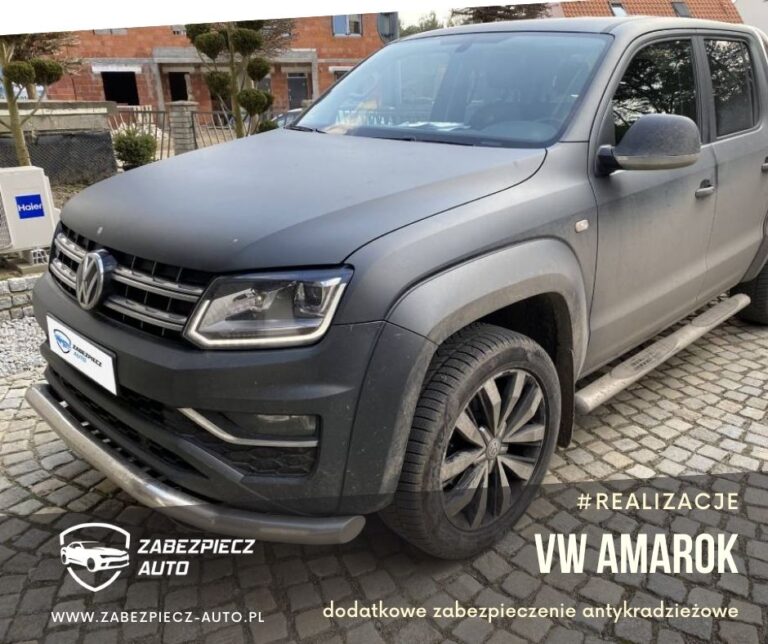 VW Amarok - dodatkowe zabezpieczenie antykradzieżowe