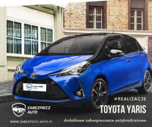 Toyota Yaris- Dodatkowe Zabezpieczenie Antykradzieżowe
