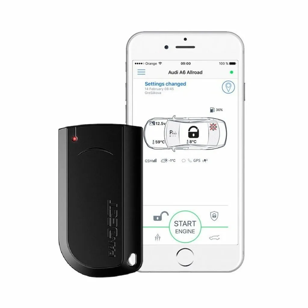 Autoalarm Pandora- aplikacja mobilna