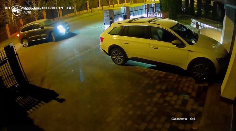 kradziez jeepa spod posesji