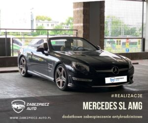 Mercedes SL AMG - Dodatkowe Zabezpieczenie Antykradzieżowe
