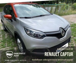 Renault Captur - Dodatkowe Zabezpieczenie Antykradzieżowe CanLock
