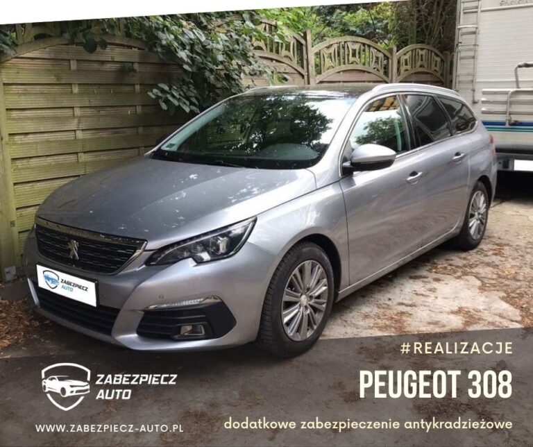 Peugeot 308 - Dodatkowe Zabezpieczenie Antykradzieżowe CanLock