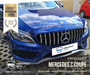 Mercedes C Coupé - Dodatkowe Zabezpieczenie Antykradzieżowe