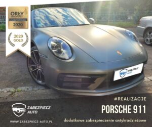 Porsche 911 - Dodatkowe Zabezpieczenie Antykradzieżowe CanLock