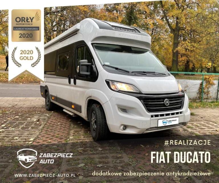 Fiat Ducato Kamper - Dodatkowe Zabezpieczenie Antykradzieżowe