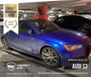 Audi S3 - zabezpieczenie antykradzieżowe CanLock