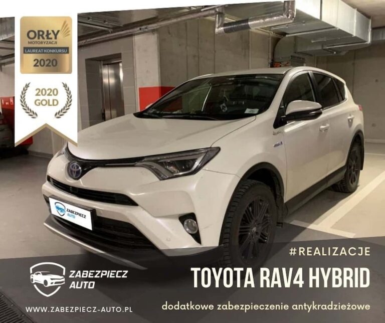 Toyota RAV-4 Hybrid - dodatkowe zabezpieczenie antykradzieżowe CanLock