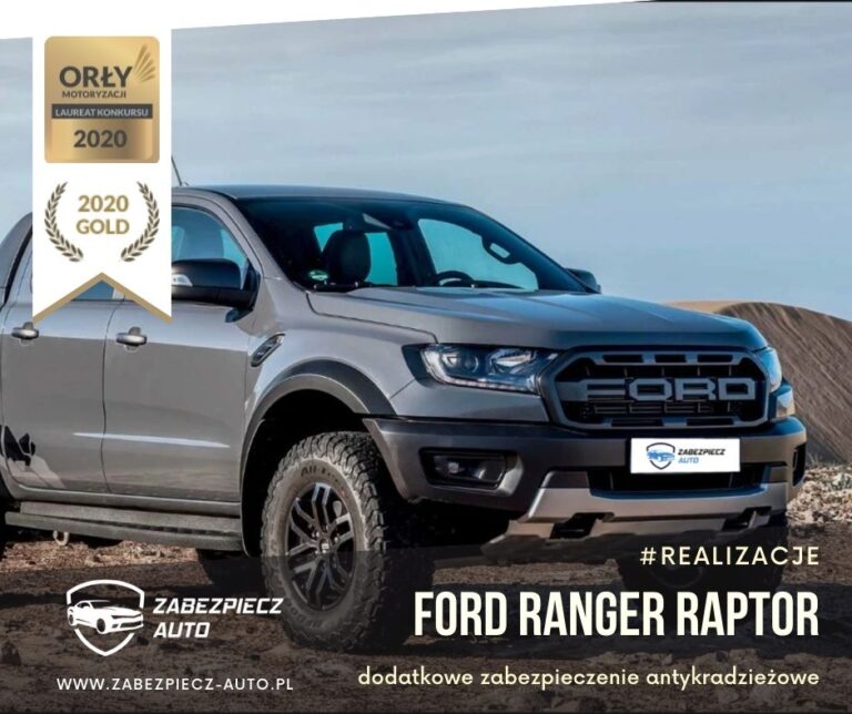 Ford Ranger Raptor - zabezpieczenie antykradzieżowe CanLock