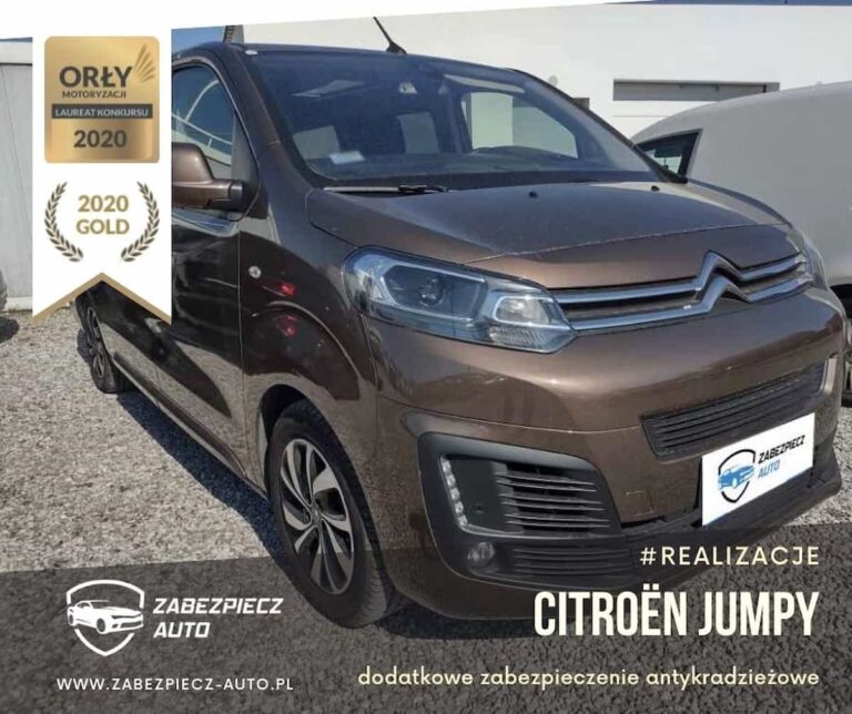 Citroen Jumpy - dodatkowe zabezpieczenie antykradzieżowe CanLock