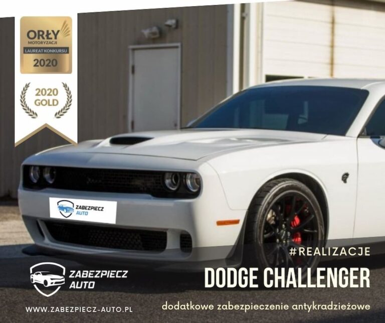 Dodge Challenger - zabezpieczenie antykradzieżowe CanLock