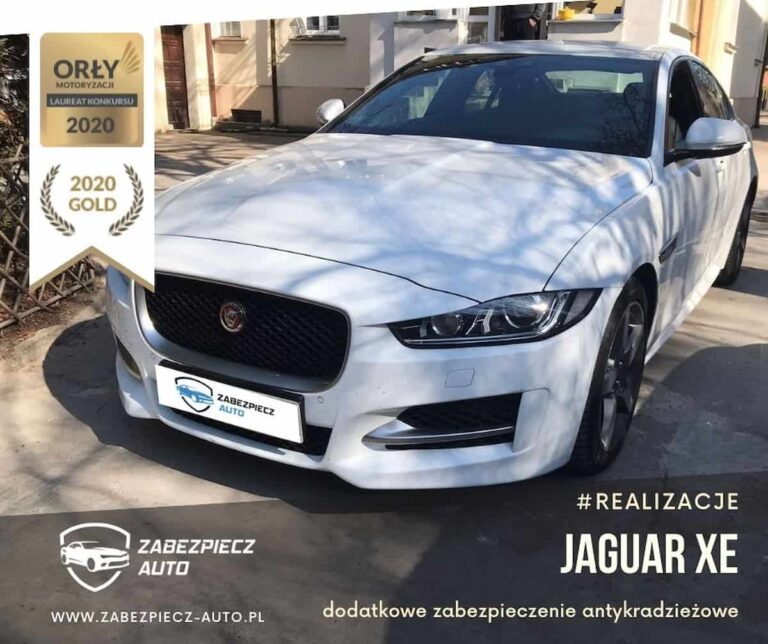 Jaguar XE - zabezpieczenie antykradzieżowe CanLock