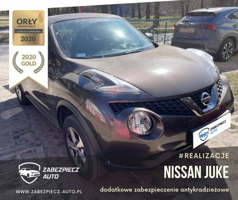 Nissan Juke - dodatkowe zabezpieczenie antykradzieżowe CanLock