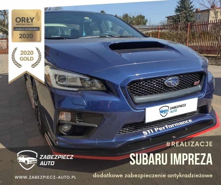 Subaru Impreza - dodatkowe zabezpieczenie antykradzieżowe CanLock