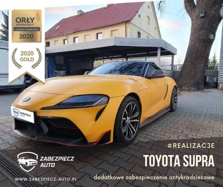 Toyota Supra - zabezpieczenie antykradzieżowe CanLock