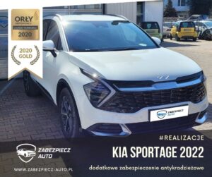 Kia Sportage 2022 - zabezpieczenie antykradzieżowe CanLock