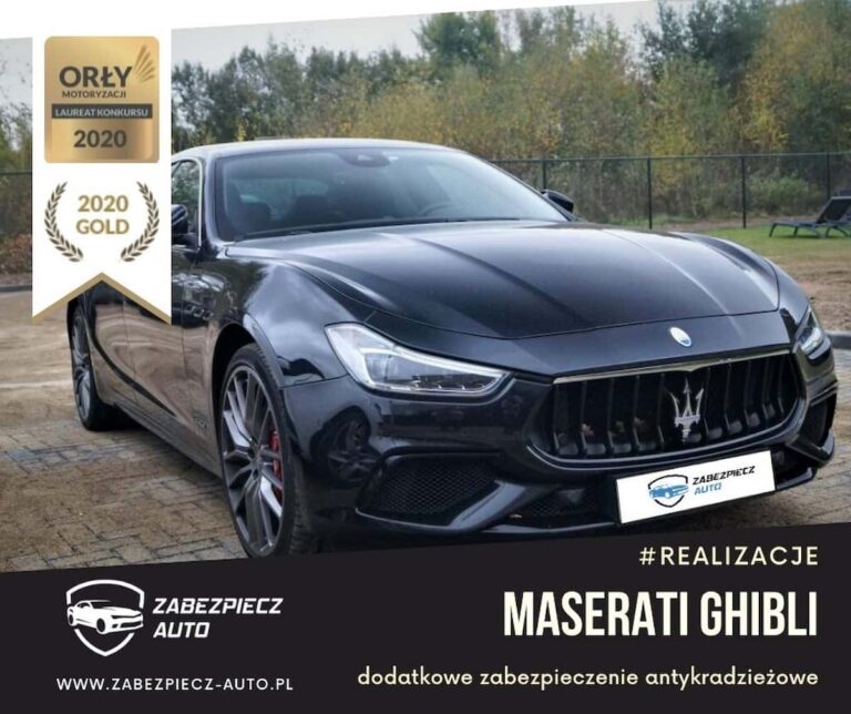 Maserati Ghibli - dodatkowe zabezpieczenie antykradzieżowe CanLock