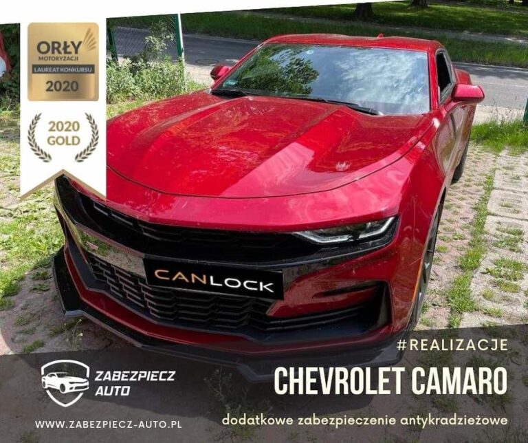 Chevrolet Camaro - zabezpieczenie antykradzieżowe CanLock