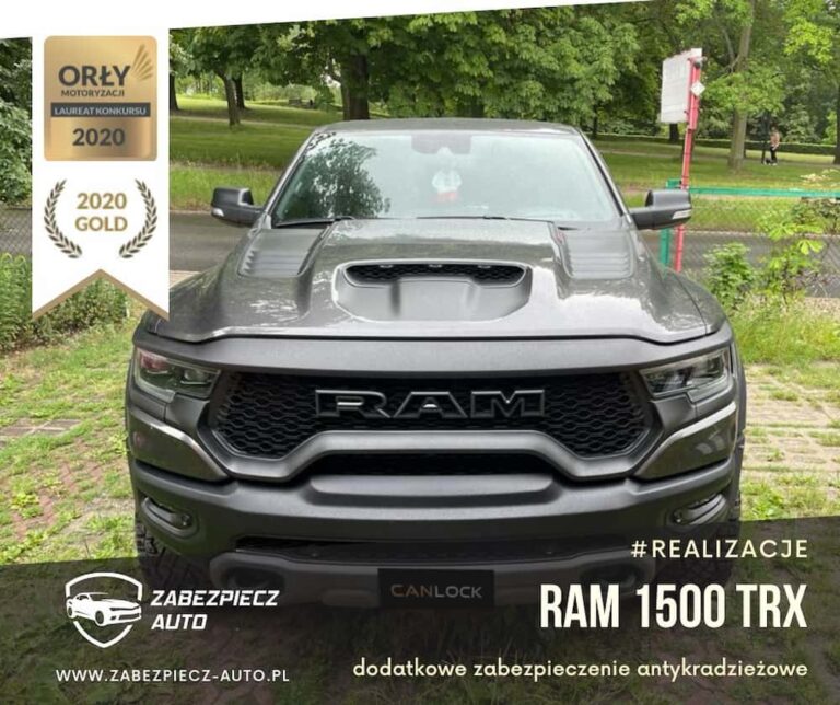 Dodge RAM - zabezpieczenie antykradzieżowe CanLock