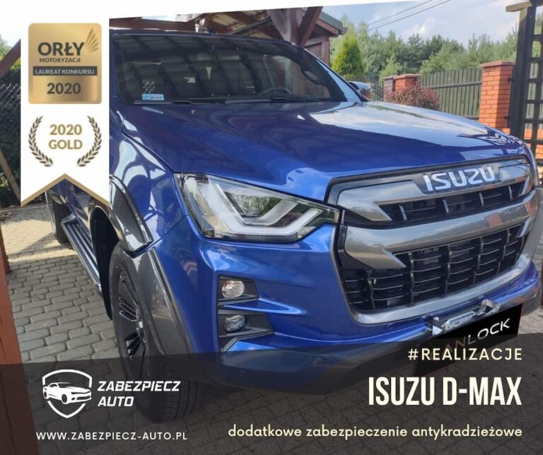 Isuzu D-Max - zabezpieczenie antykradzieżowe CanLock