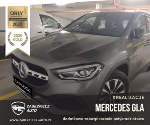 Mercedes GLA - zabezpieczenie antykradzieżowe CanLock