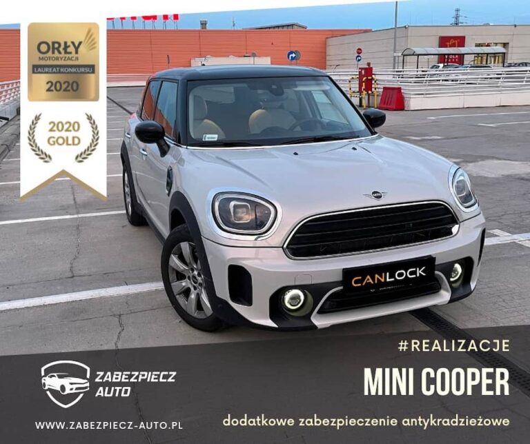 Mini Cooper - zabezpieczenie antykradzieżowe CanLock