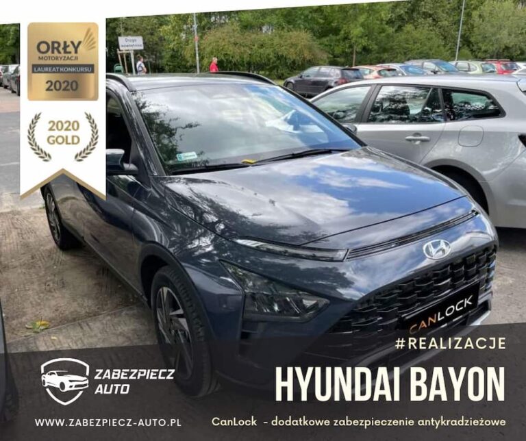 Hyundai Bayon - zabezpieczenie antykradzieżowe CanLock