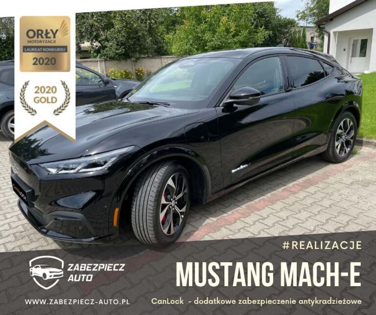 Ford Mustang Mach-E - zabezpieczenie antykradzieżowe CanLock