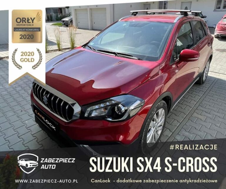 Suzuki SX4 S-cross - zabezpieczenie antykradzieżowe CanLock