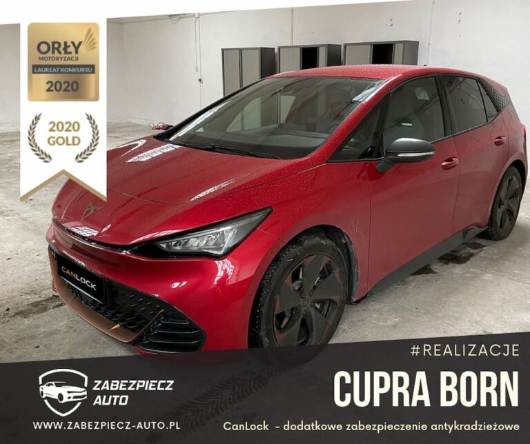 Cupra Born - Zabezpieczenie antykradzieżowe CanLock