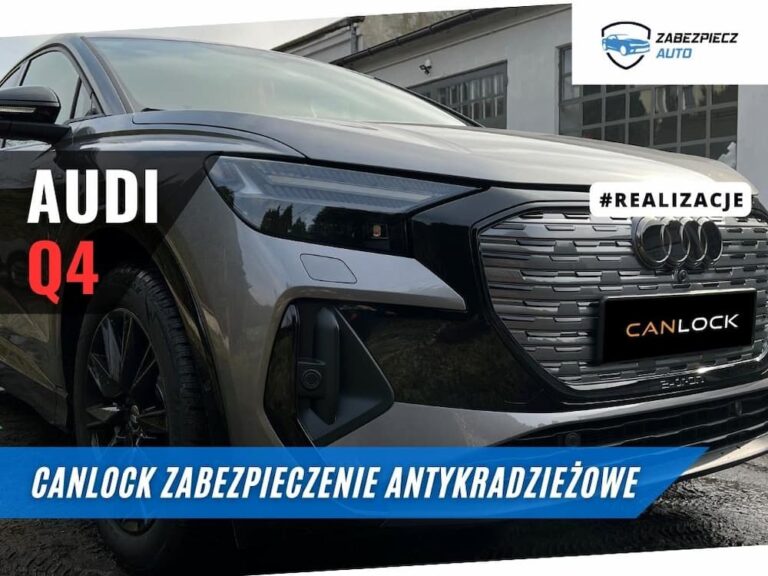 Audi Q4 e-tron - Zabezpieczenie Antykradzieżowe CanLock