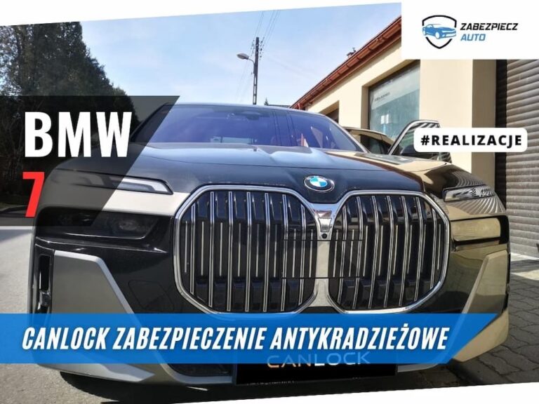 BMW 7 2023 - Zabezpieczenie Antykradzieżowe CanLock