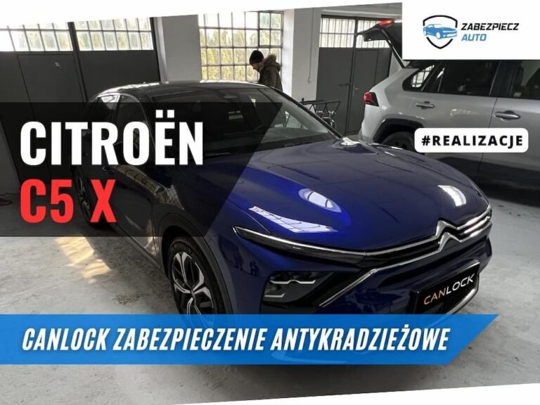 Citroen C5 X - Zabezpieczenie Antykradzieżowe CanLock