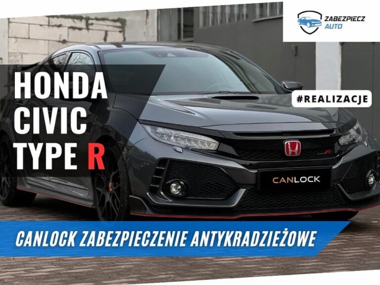 Honda Civic Type-R - Zabezpieczenie Antykradzieżowe CanLock