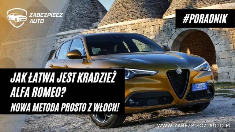 Kradzież Alfa Romeo - nowa metoda