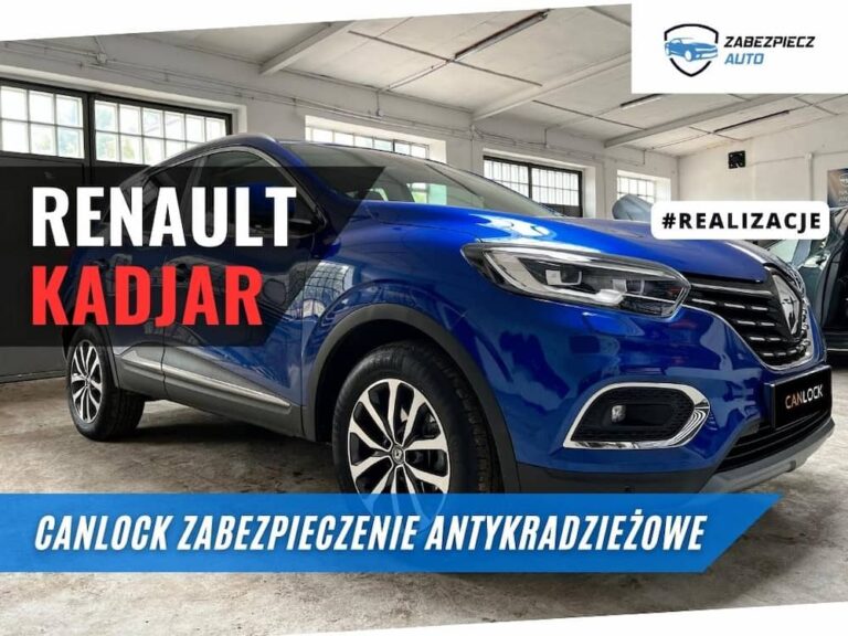 Renault Kadjar - Zabezpieczenie Antykradzieżowe CanLock