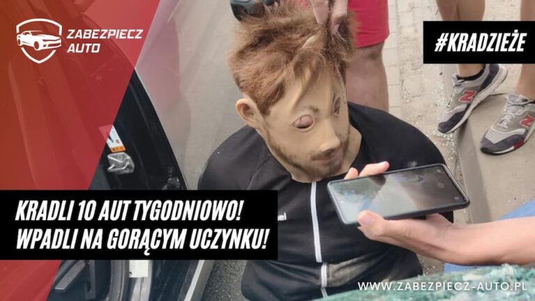 Kradzieże samochodów w Warszawie