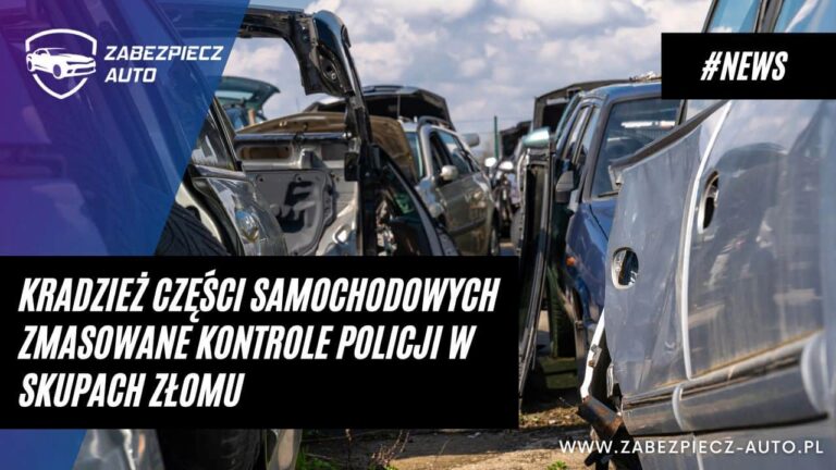 Kradzież części samochodowych