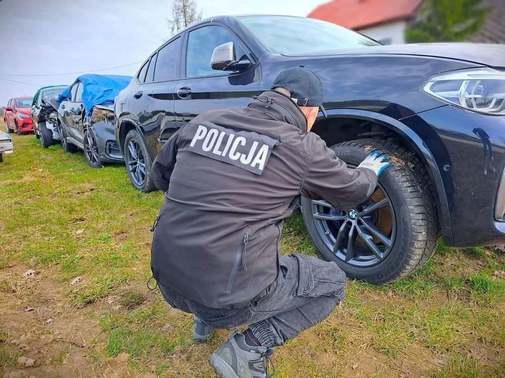 Kradzież części samochodowych – zmasowane kontrole Policji 